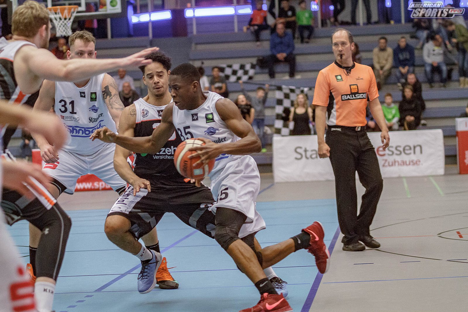 ProB: Wohnbau Baskets Essen vs Itzehoe Eagles 77:87 27.10.2018