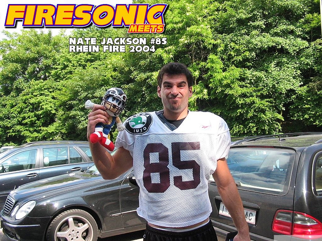 Firesonic meets Fans, Players, Cheerleaders of NFL Europe 2004