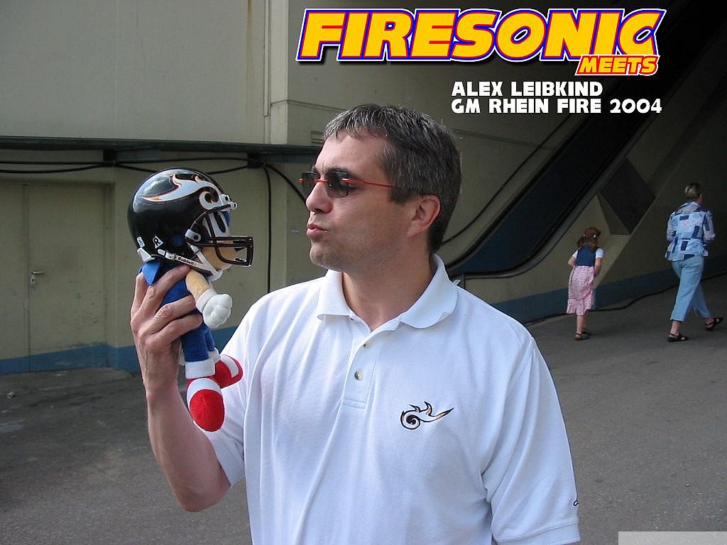 Firesonic meets Fans, Players, Cheerleaders of NFL Europe 2004