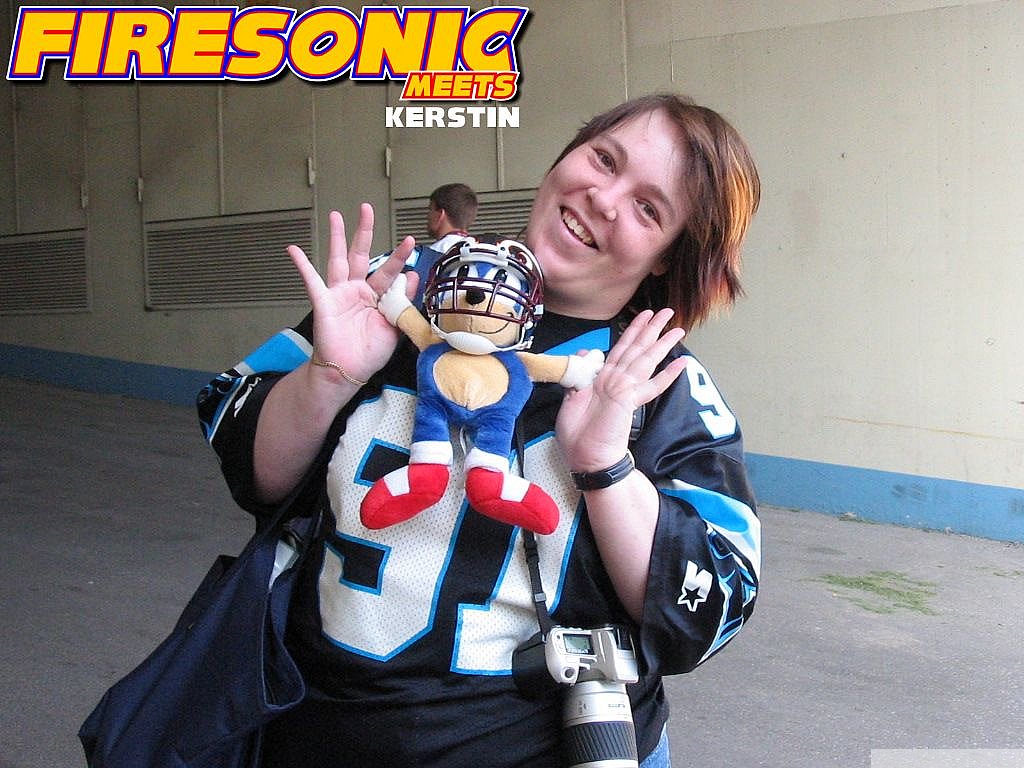 Firesonic meets Fans, Players, Cheerleaders of NFL Europe 2004