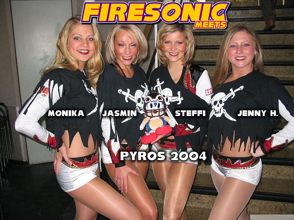 Firesonic meets Fans, Players, Cheerleaders of NFL Europe 2004