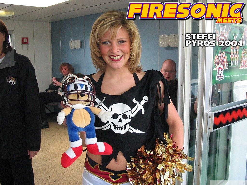 Firesonic meets Fans, Players, Cheerleaders of NFL Europe 2004