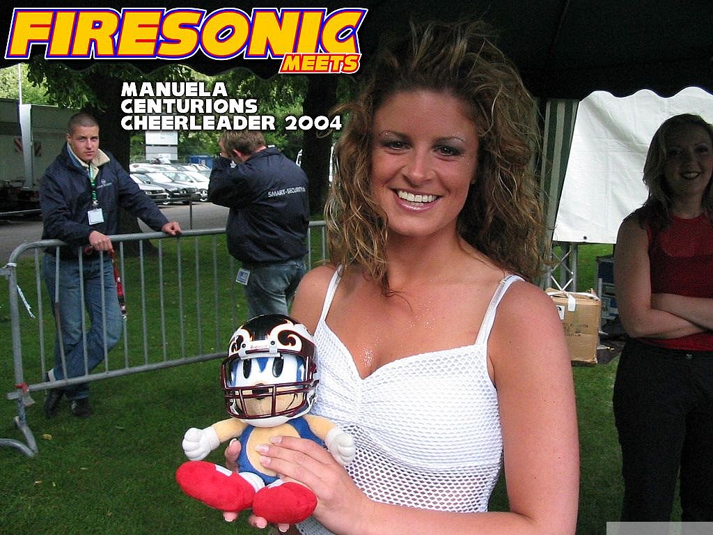 Firesonic meets Fans, Players, Cheerleaders of NFL Europe 2004