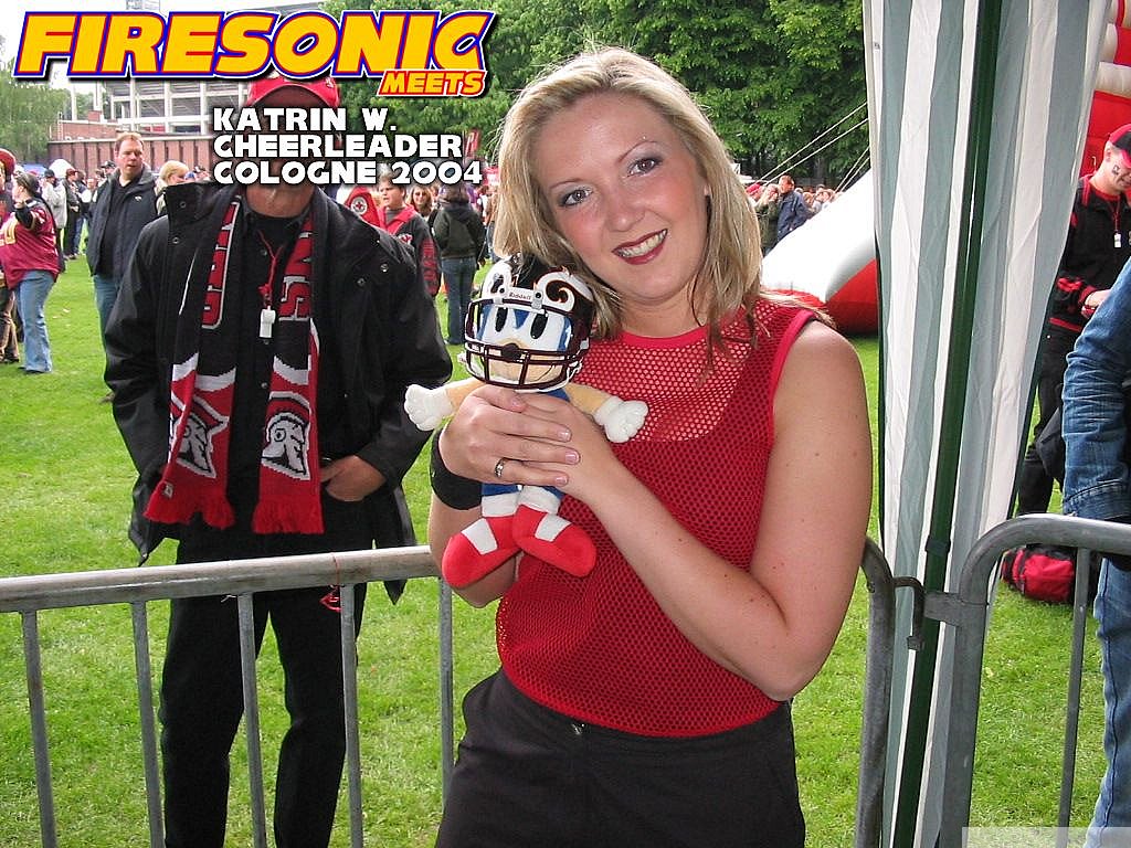 Firesonic meets Fans, Players, Cheerleaders of NFL Europe 2004