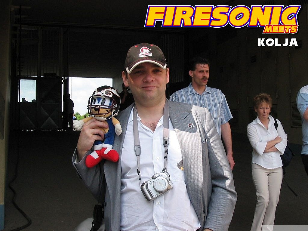 Firesonic meets Fans, Players, Cheerleaders of NFL Europe 2004