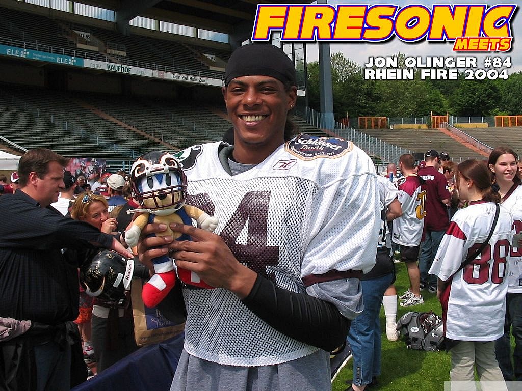 Firesonic meets Fans, Players, Cheerleaders of NFL Europe 2004
