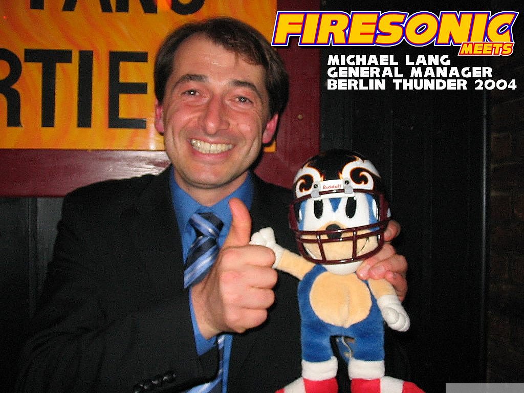 Firesonic meets Fans, Players, Cheerleaders of NFL Europe 2004
