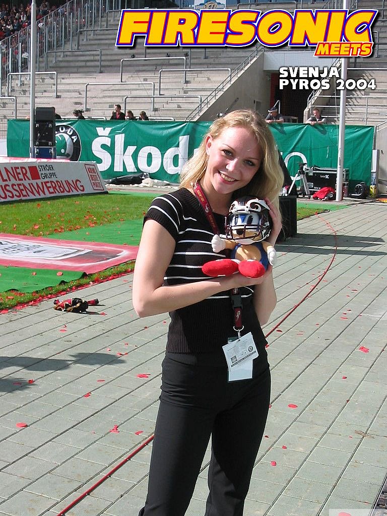 Firesonic meets Fans, Players, Cheerleaders of NFL Europe 2004