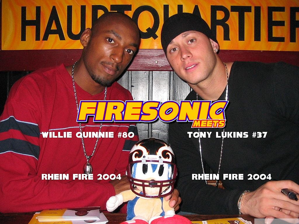 Firesonic meets Fans, Players, Cheerleaders of NFL Europe 2004