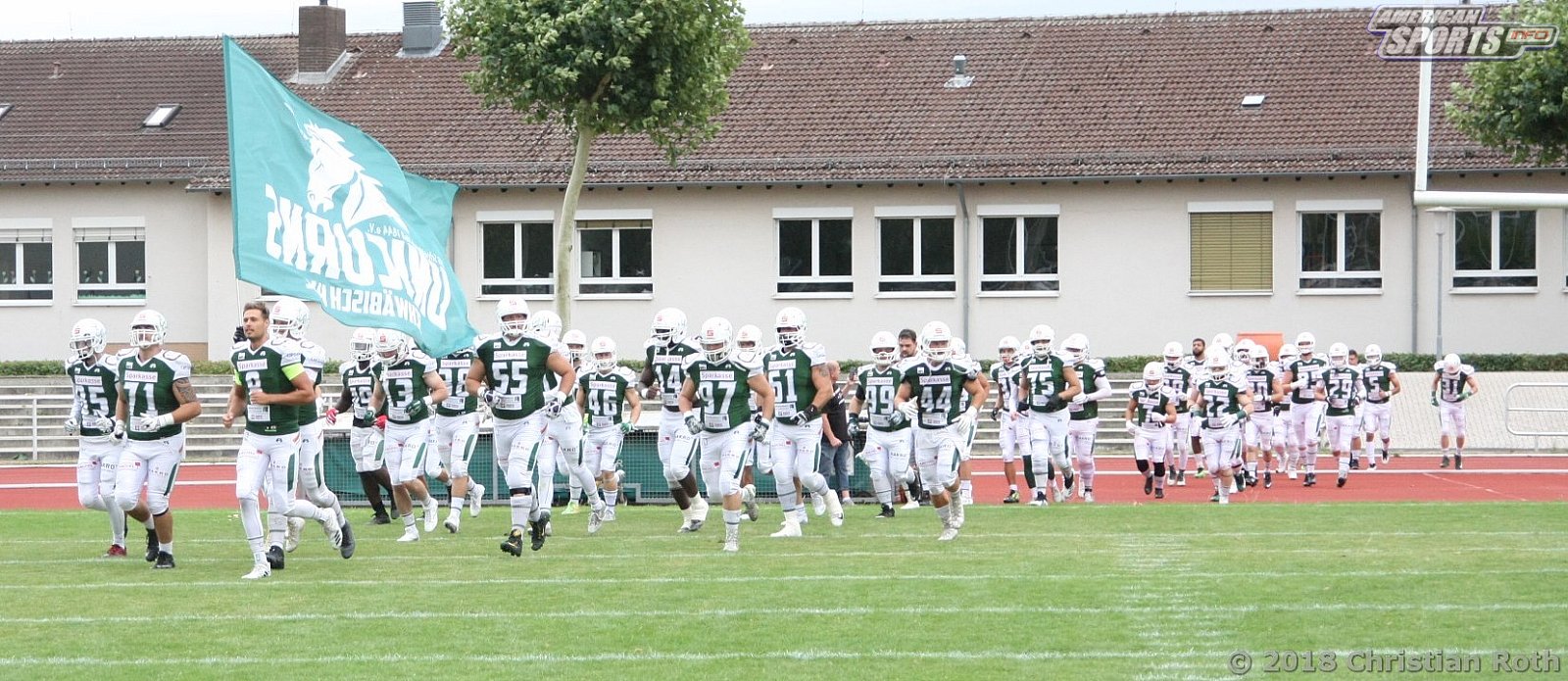 GFL FOOTBALL: Marburg vs Schwäbisch Hall 31:34 02.09.2018
