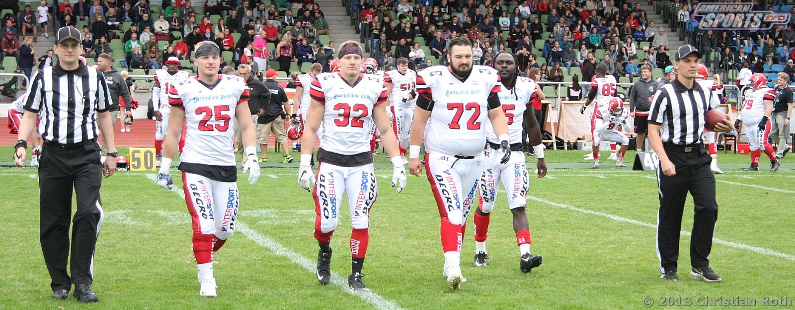 GFL FOOTBALL: Marburg vs Schwäbisch Hall 31:34 02.09.2018