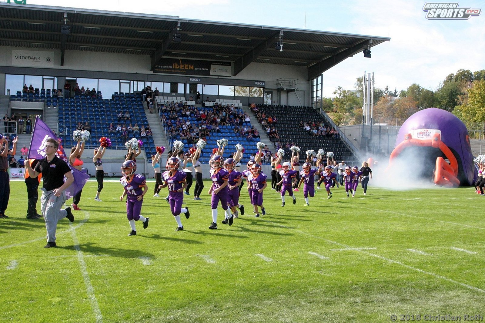 GFL Football: Samsung Frankfurt Universe vs Allgäu Comets 55:14 09.09.2018
