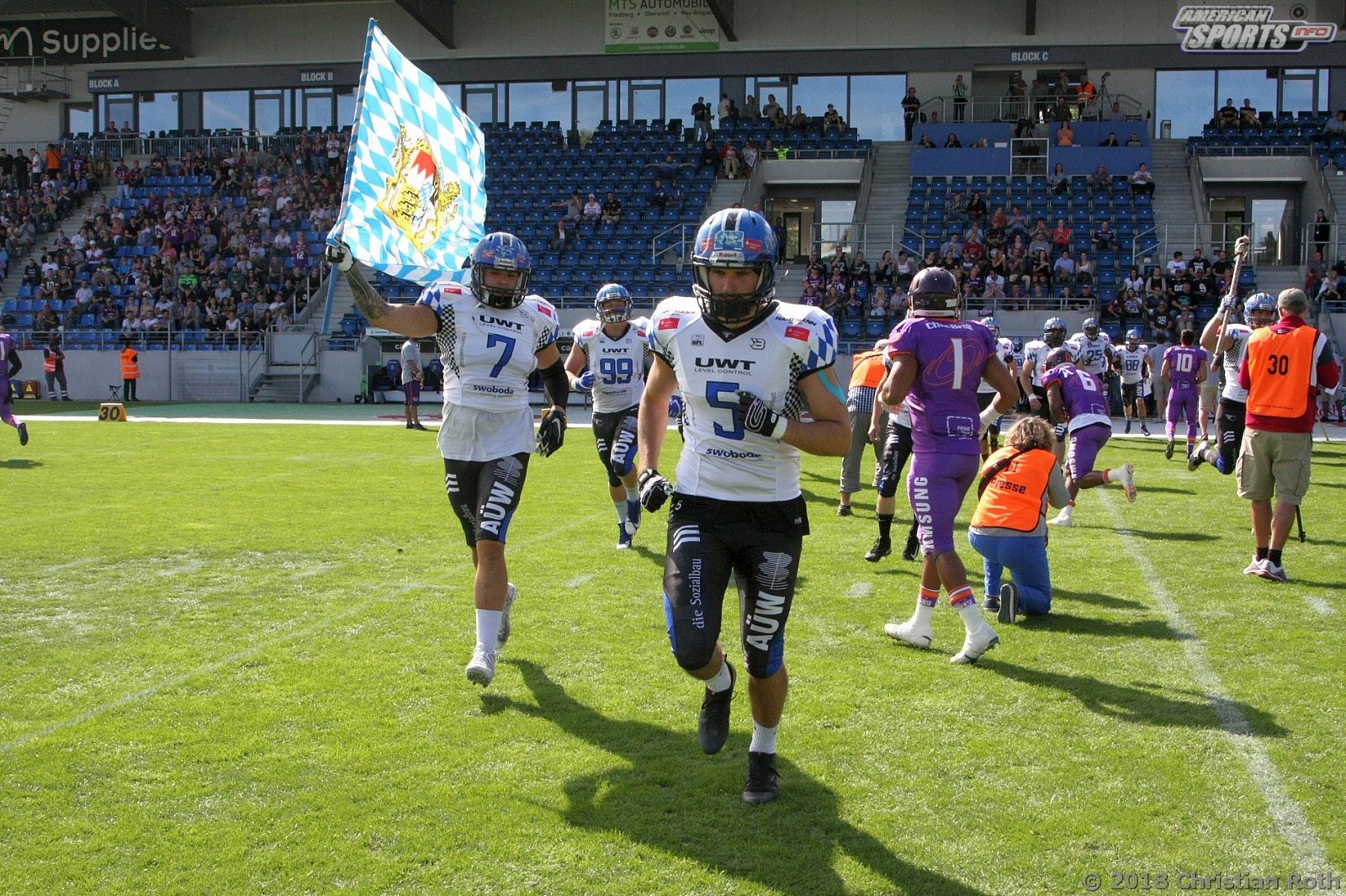 GFL Football: Samsung Frankfurt Universe vs Allgäu Comets 55:14 09.09.2018
