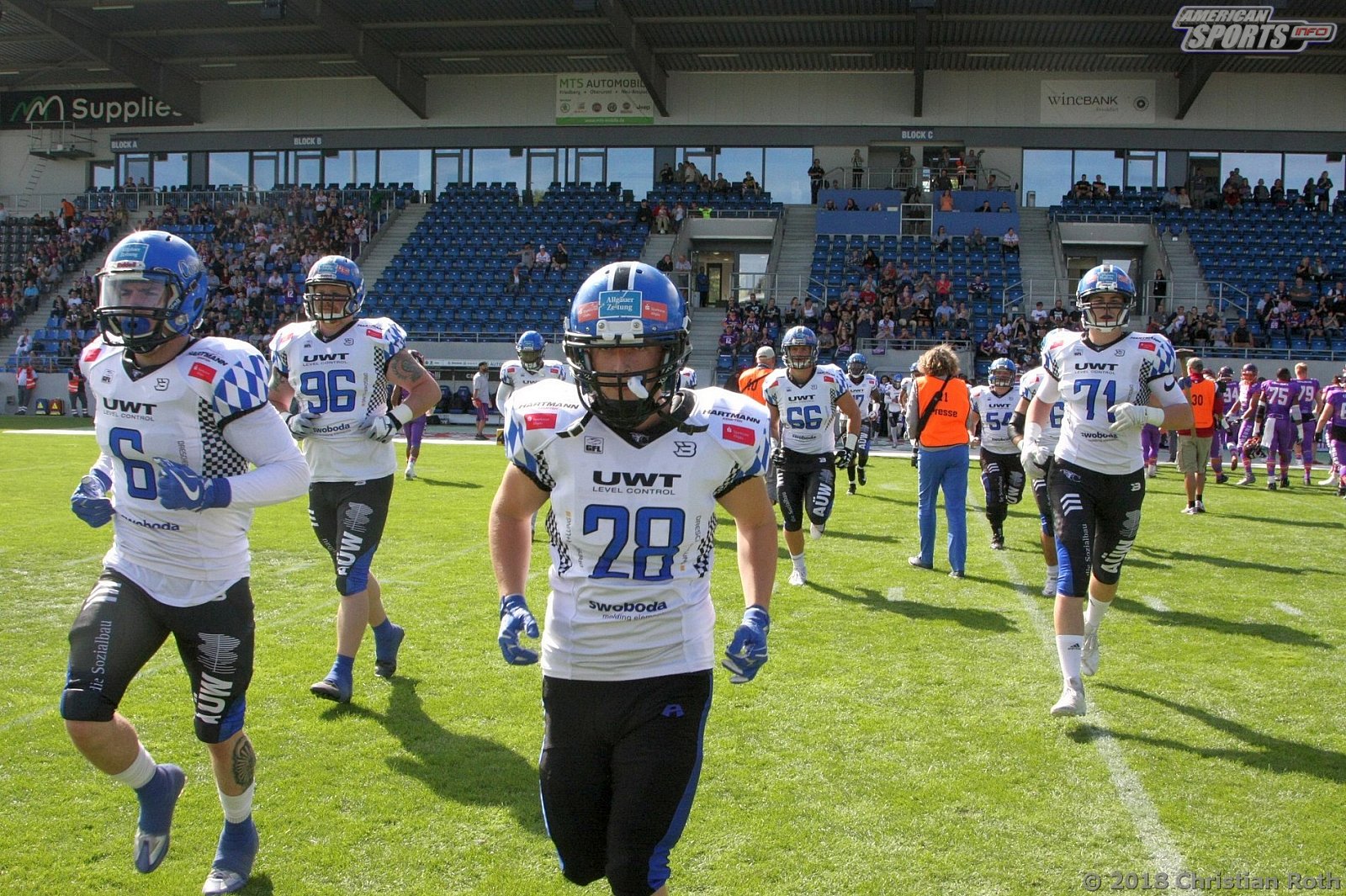 GFL Football: Samsung Frankfurt Universe vs Allgäu Comets 55:14 09.09.2018