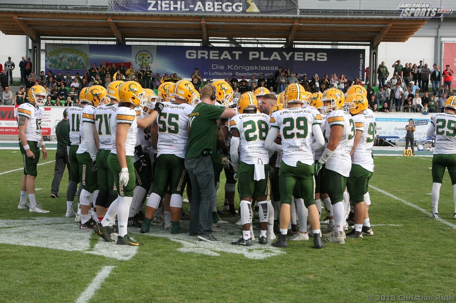 GFL Playoffs: Schwäbisch Hall Unicorns vs Cologne Crocodiles 37:14 22.09.2018