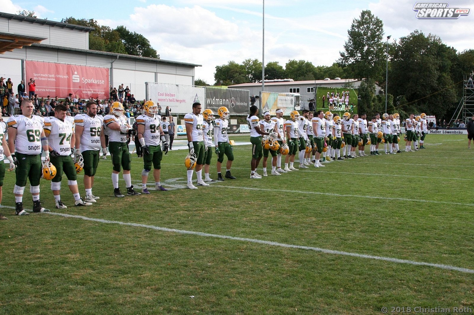 GFL Playoffs: Schwäbisch Hall Unicorns vs Cologne Crocodiles 37:14 22.09.2018