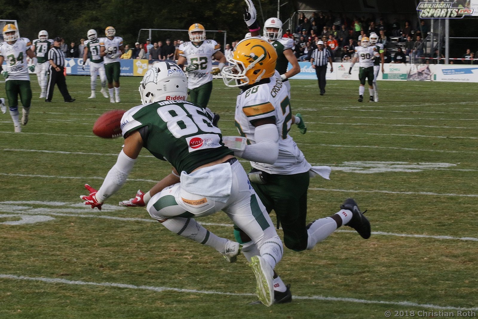 GFL Playoffs: Schwäbisch Hall Unicorns vs Cologne Crocodiles 37:14 22.09.2018