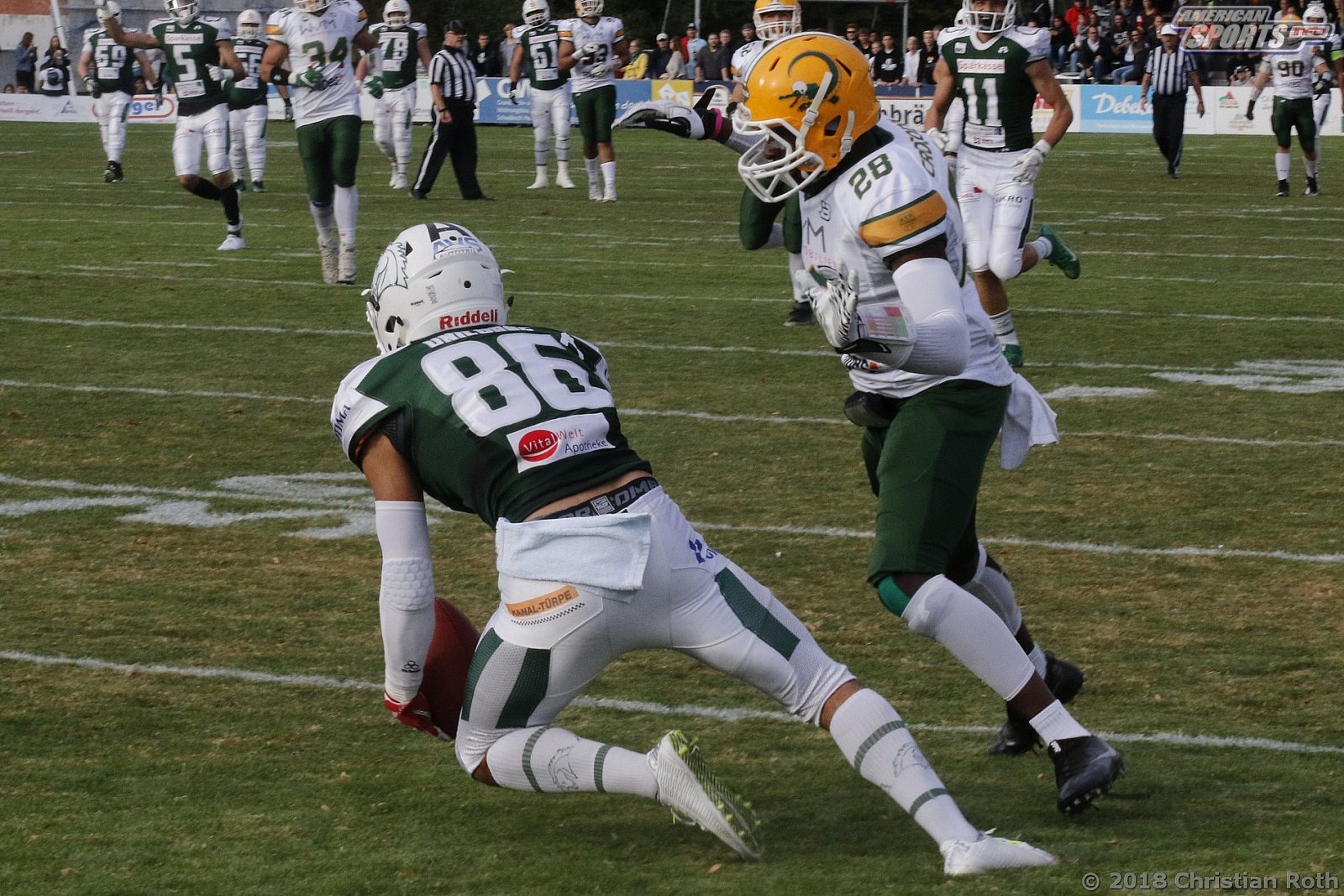 GFL Playoffs: Schwäbisch Hall Unicorns vs Cologne Crocodiles 37:14 22.09.2018