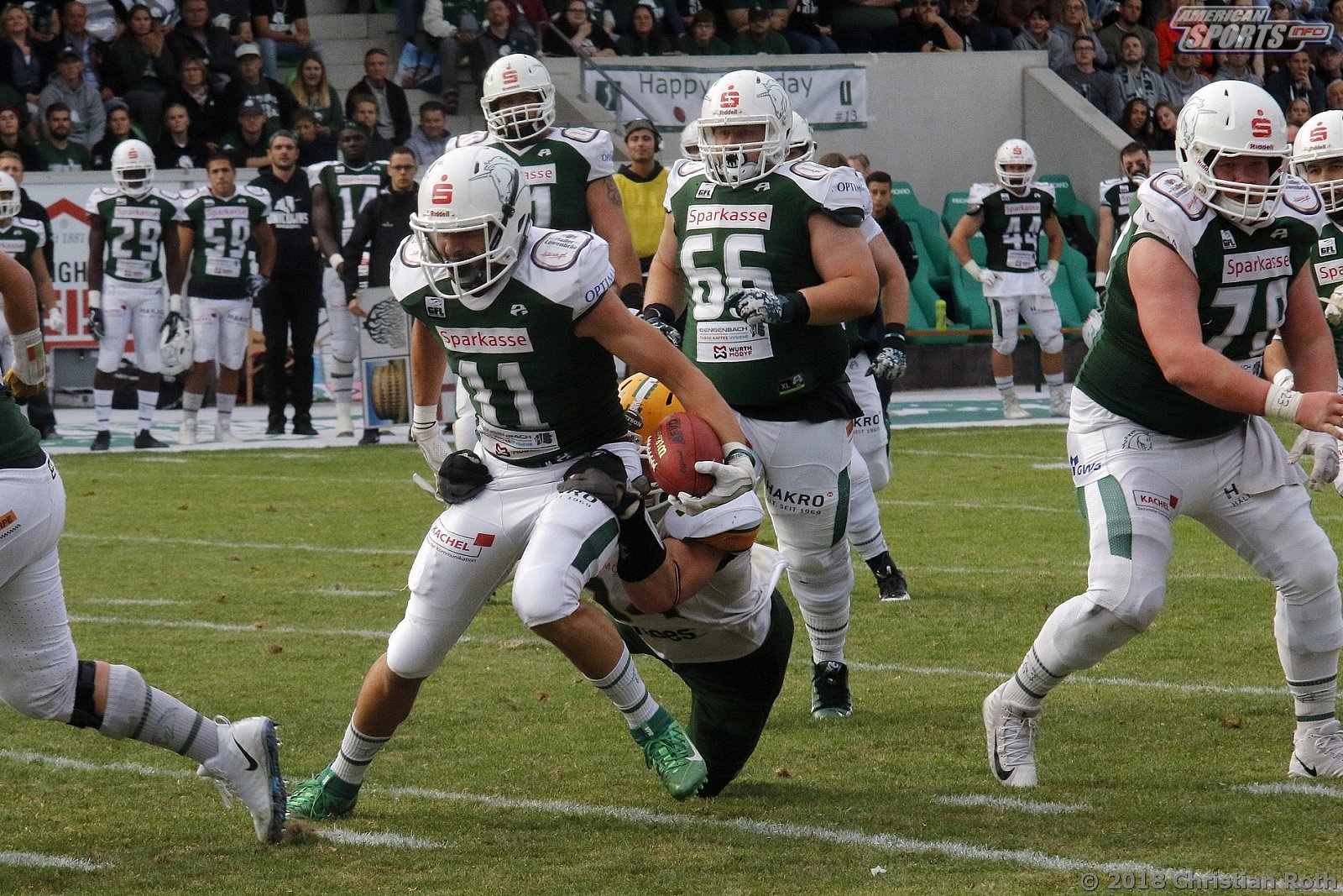 GFL Playoffs: Schwäbisch Hall Unicorns vs Cologne Crocodiles 37:14 22.09.2018
