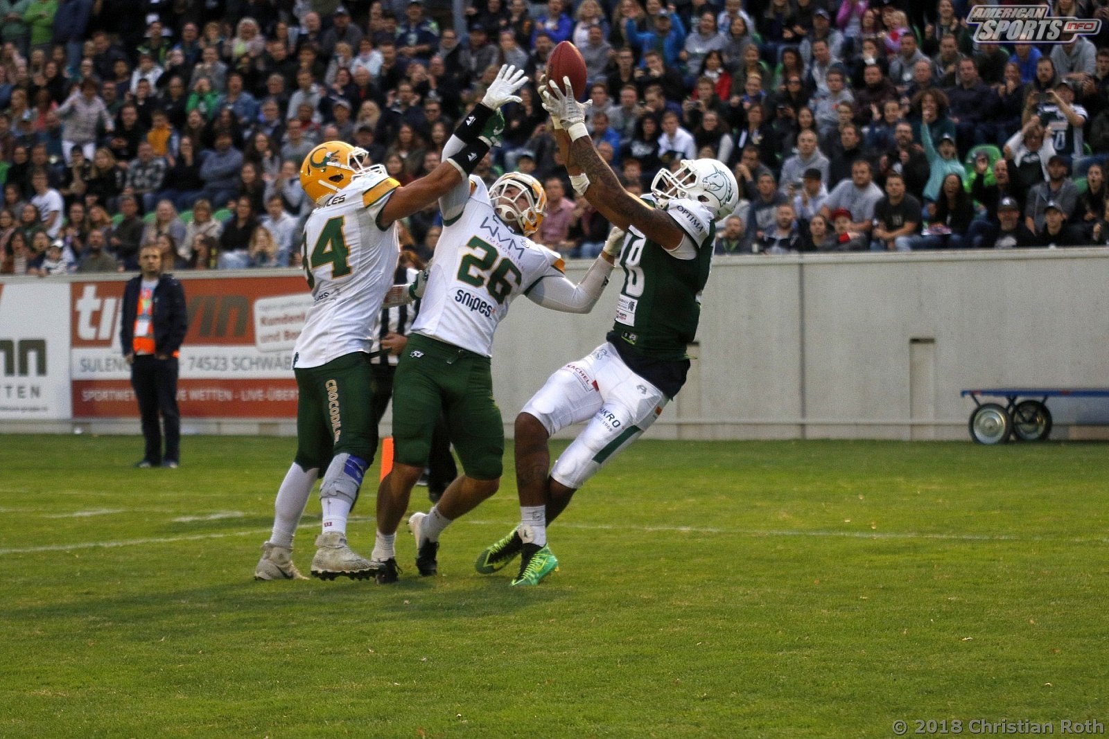 GFL Playoffs: Schwäbisch Hall Unicorns vs Cologne Crocodiles 37:14 22.09.2018