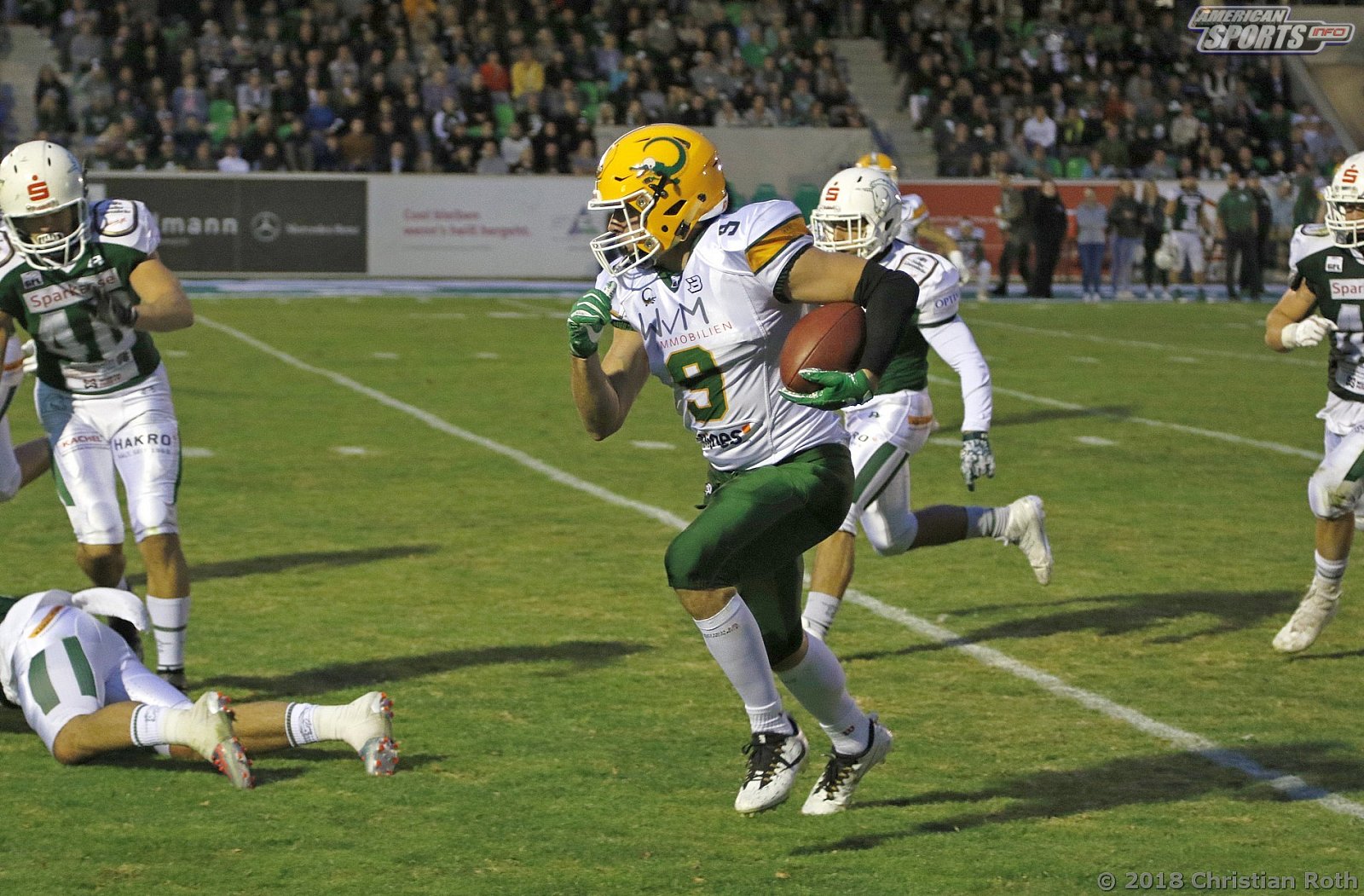 GFL Playoffs: Schwäbisch Hall Unicorns vs Cologne Crocodiles 37:14 22.09.2018