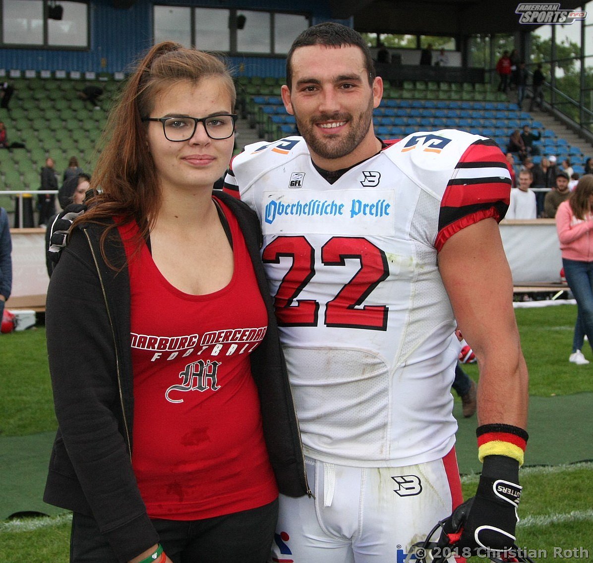 GFL FOOTBALL: Marburg vs Schwäbisch Hall 31:34 02.09.2018