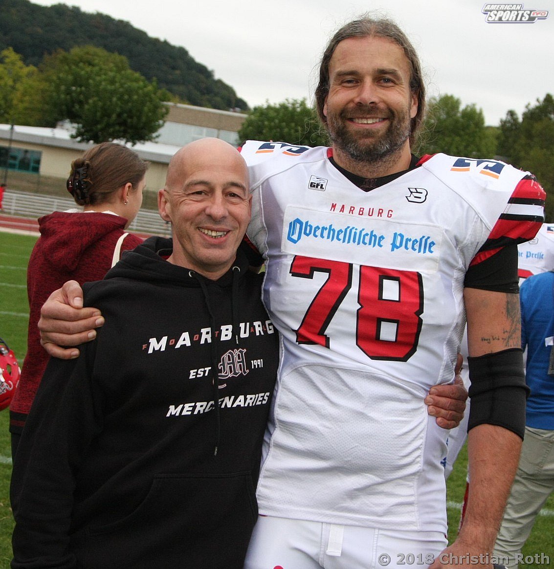 GFL FOOTBALL: Marburg vs Schwäbisch Hall 31:34 02.09.2018
