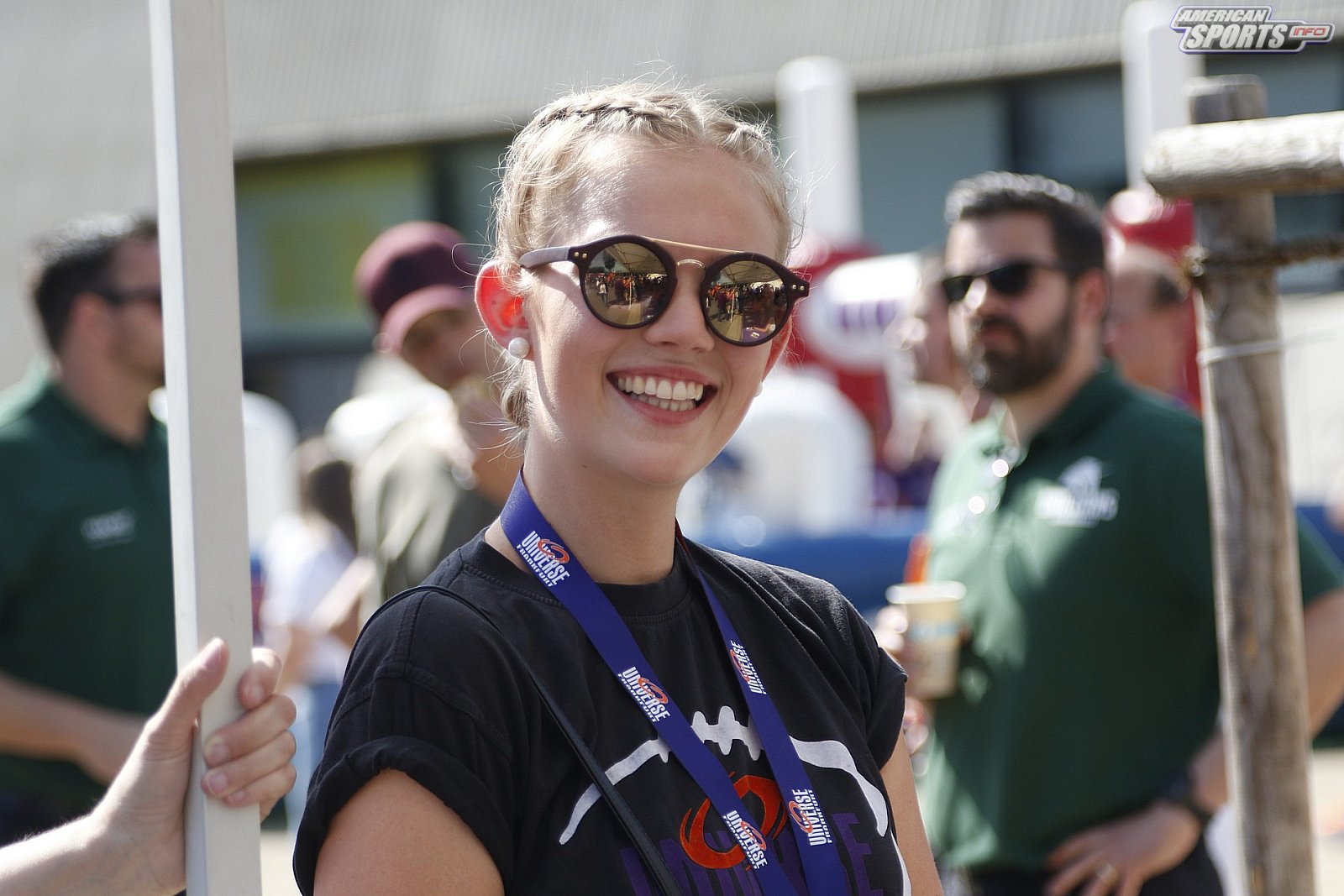 Die Frankfurt Universe Cheerleader beim Heimspiel gegen die Schwäbisch Hall Unicorns am 01.06.2019