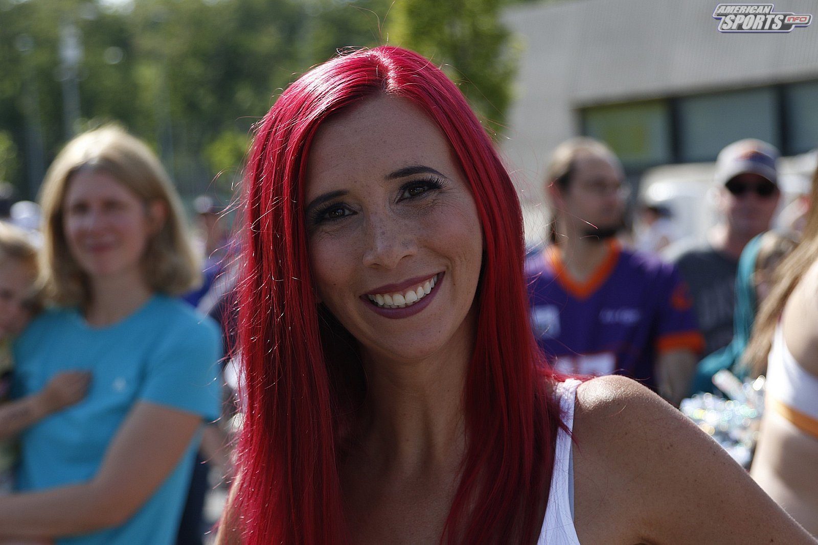Die Frankfurt Universe Cheerleader beim Heimspiel gegen die Schwäbisch Hall Unicorns am 01.06.2019