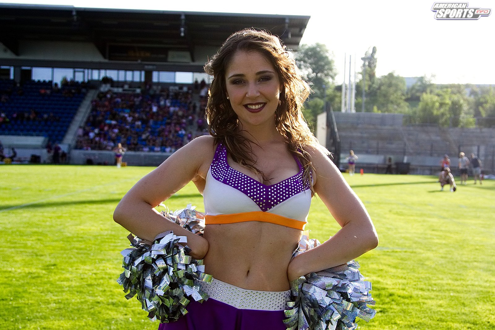 Die Frankfurt Universe Cheerleader beim Heimspiel gegen die Schwäbisch Hall Unicorns am 01.06.2019