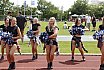 Die Bad Homburg Sentinels Cheerleader beim Heimspiel gegen die Kaiserslautern Pikes am 09.06.2019