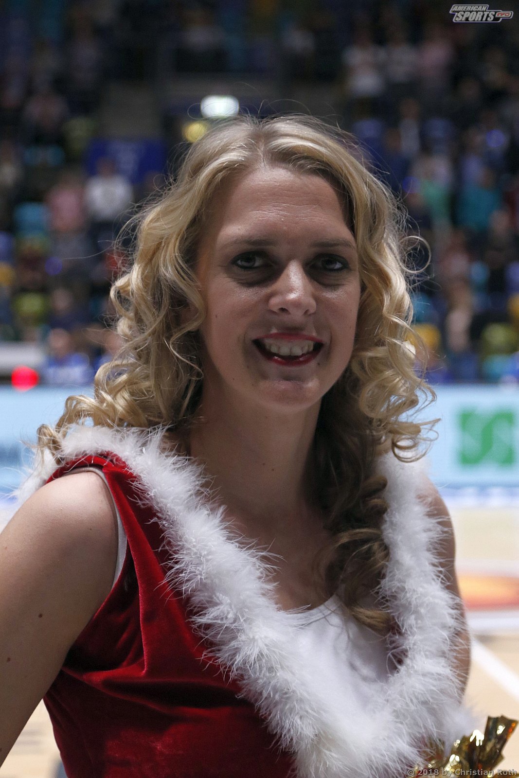 Das Frankfurt Skyliners Danceteam beim BBL Pokal Heimspiel gegen die Basketball Löwen Braunschweig am 22.12.2018