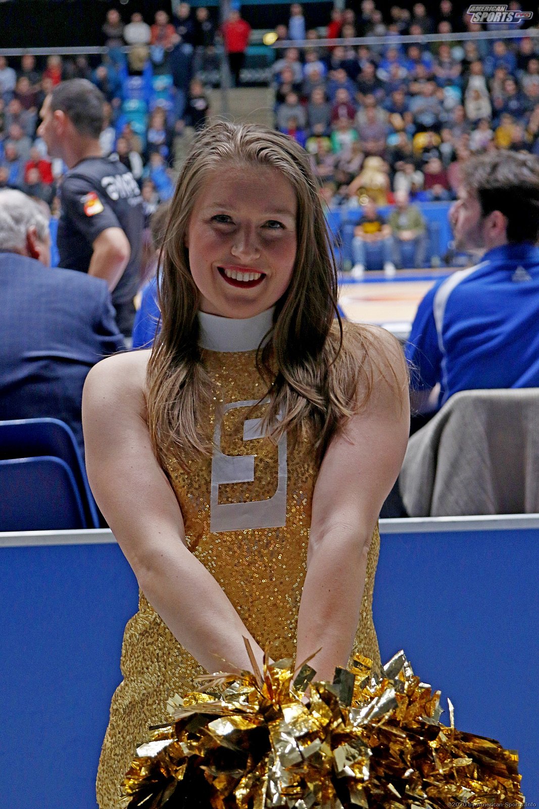 Das Skyliners Danceteam beim Heimspiel gegen die Jobstairs Giessen 46ers am 04.01.2019