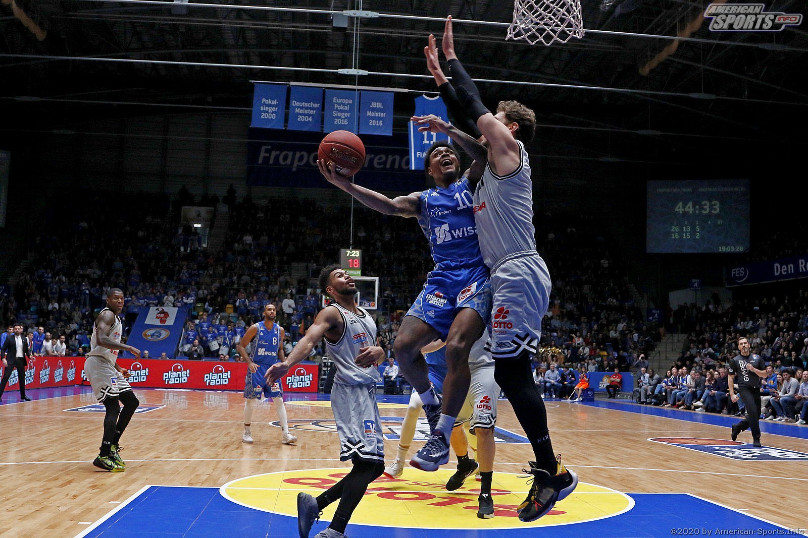 BBL: Fraport Skyliners Frankfurt vs Jobstars 46ers Giessen 81:65 04.01.2020