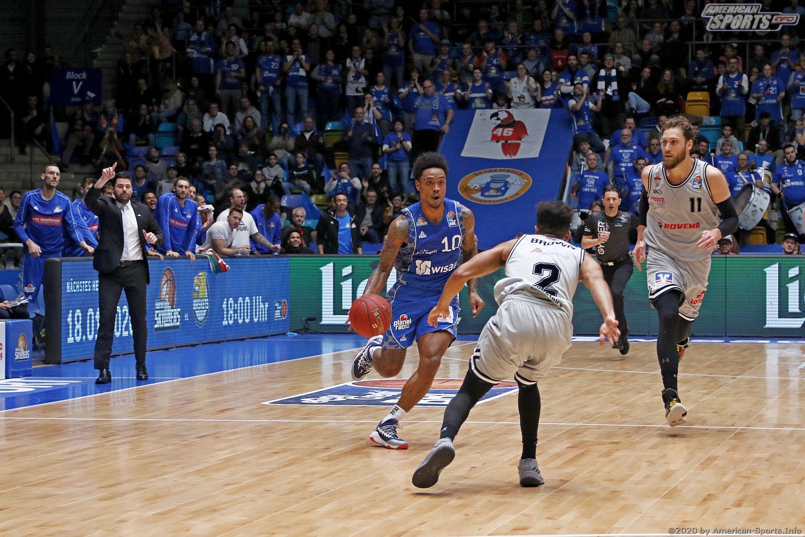 BBL: Fraport Skyliners Frankfurt vs Jobstars 46ers Giessen 81:65 04.01.2020