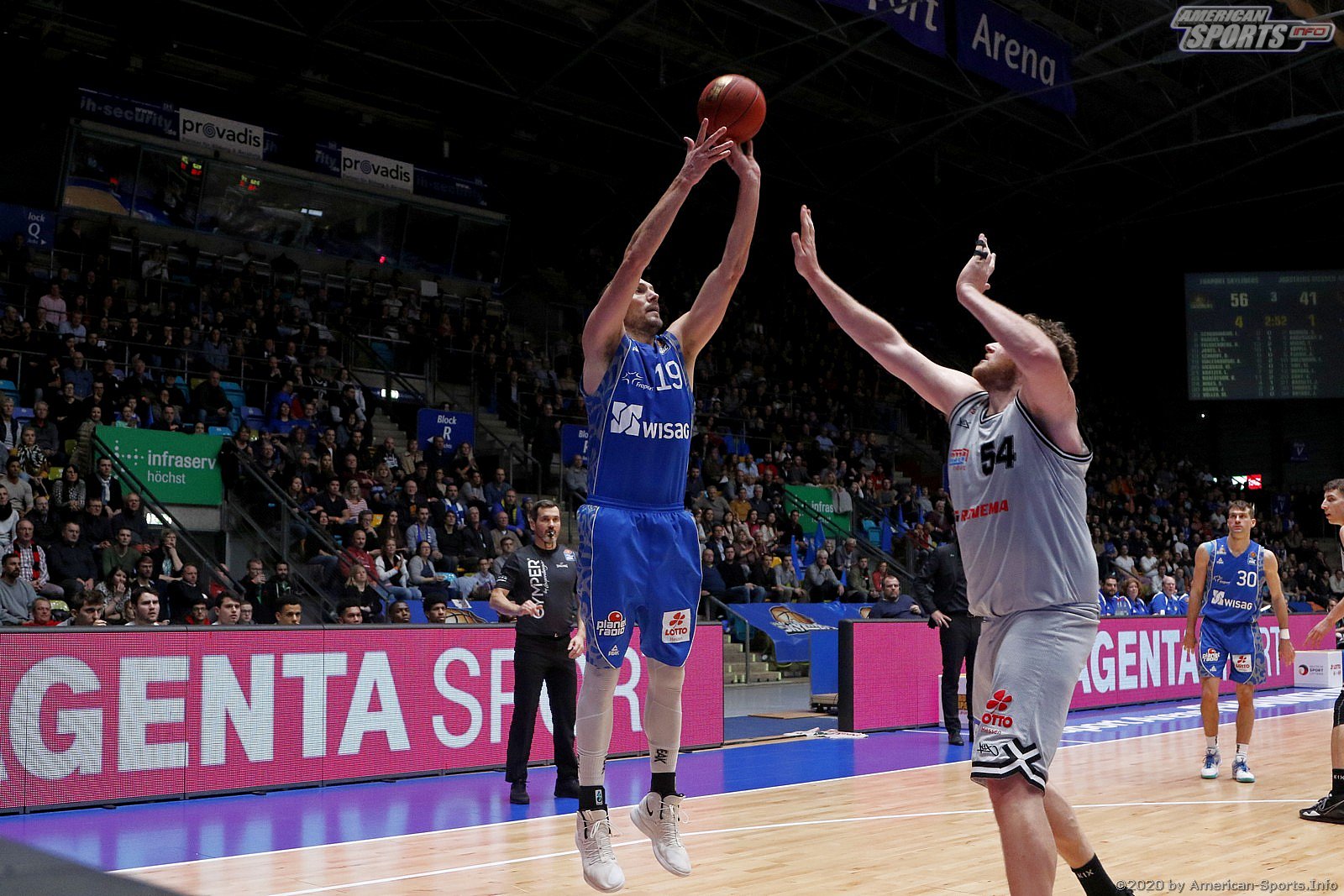 BBL: Fraport Skyliners Frankfurt vs Jobstars 46ers Giessen 81:65 04.01.2020