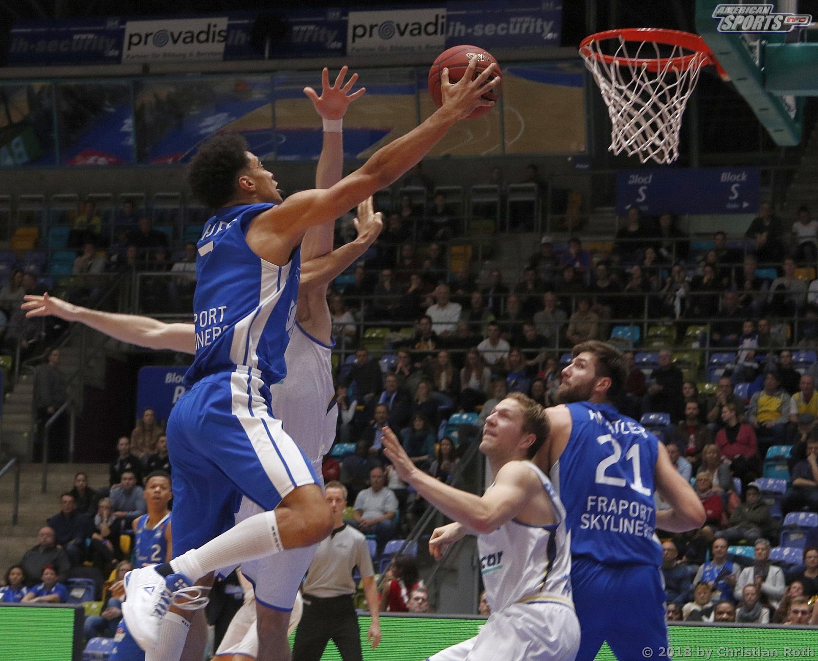 BBL Pokal: Fraport Skyliners Frankfurt vs Basketball Löwen Braunschweig 80:70 22.12.2018