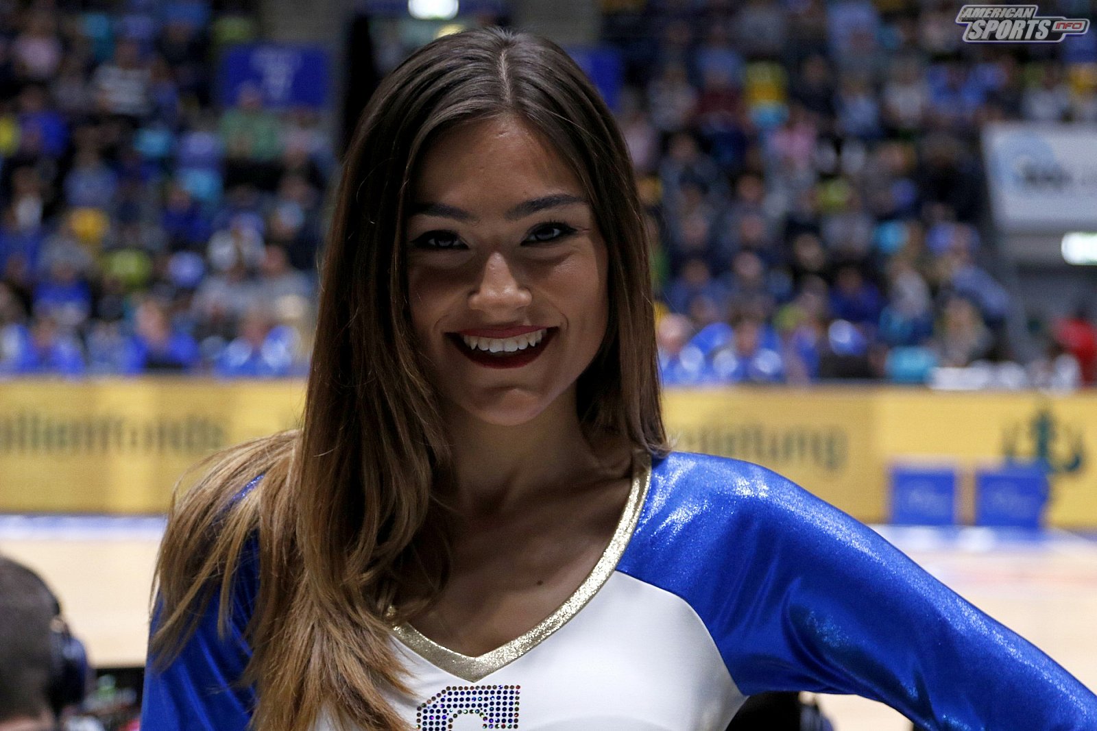 Das Frankfurt Skyliners Danceteam beim BBL Heimspiel gegen MHP Riesen Ludwigsburg am 10.02.2019