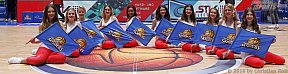 Das Frankfurt Skyliners Danceteam beim BBL Pokal Heimspiel gegen die Basketball Löwen Braunschweig am 22.12.2018