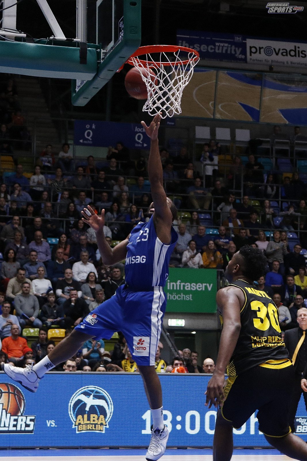 BBL: Fraport Skyliners Frankfurt vs MHP Riesen Ludwigsburg 94:96 10.02.2019
