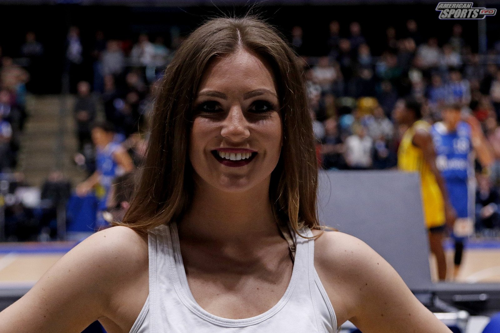 Das Frankfurt Skyliners Danceteam beim BBL Heimspiel gegen Alba Berlin am 03.03.2019
