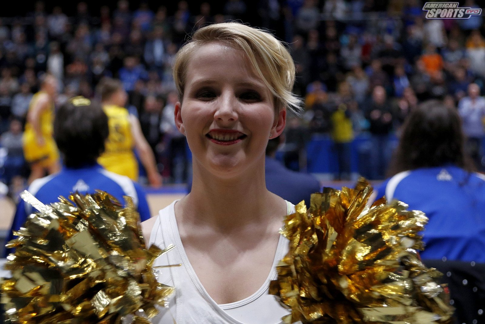 Das Frankfurt Skyliners Danceteam beim BBL Heimspiel gegen Alba Berlin am 03.03.2019