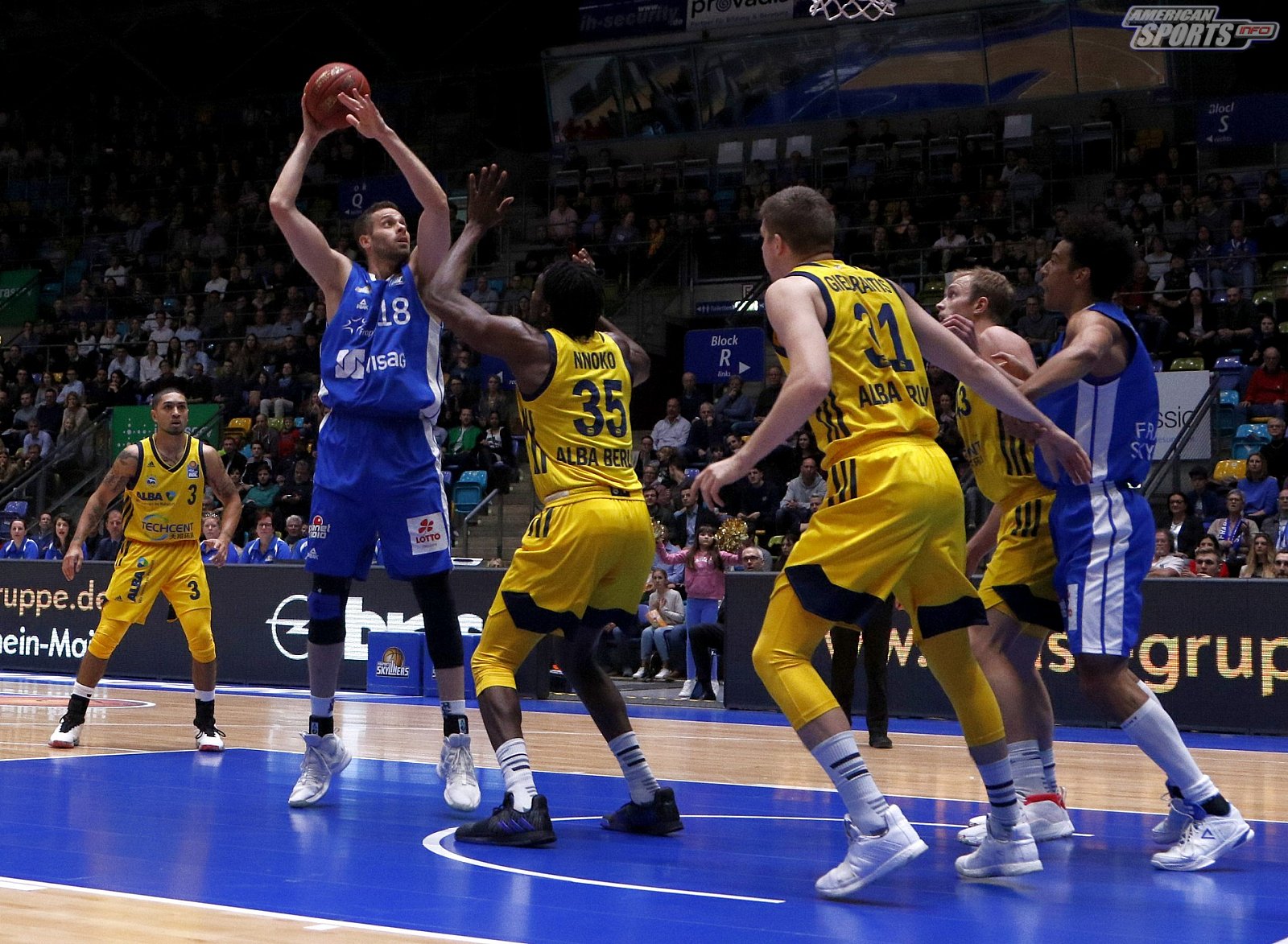 BBL: Fraport Skyliners Frankfurt vs Alba Berlin 86:99 03.03.2019
