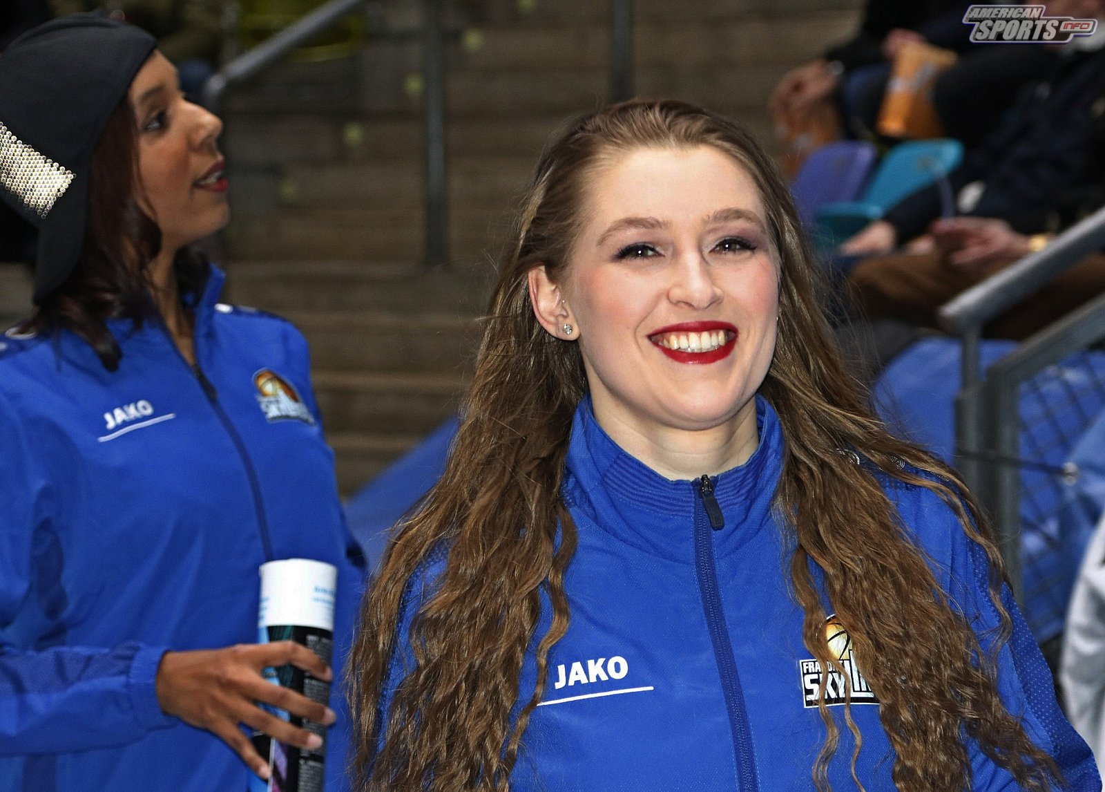 Das Frankfurt Skyliners Danceteam beim BBL Pokal Heimspiel gegen ALBA Berlin am 20.01.2019