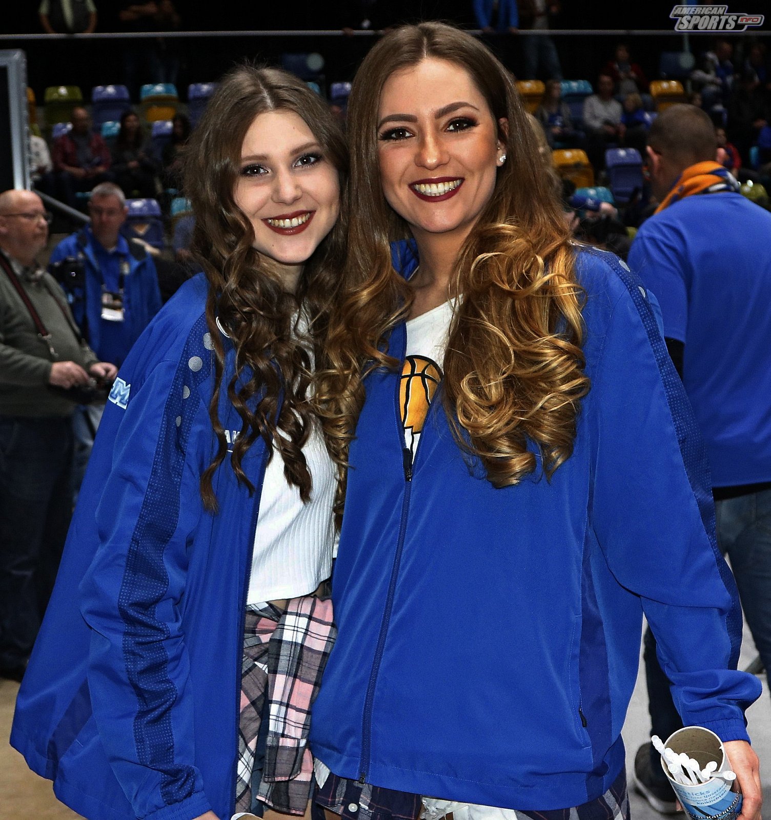 Das Frankfurt Skyliners Danceteam beim BBL Pokal Heimspiel gegen ALBA Berlin am 20.01.2019