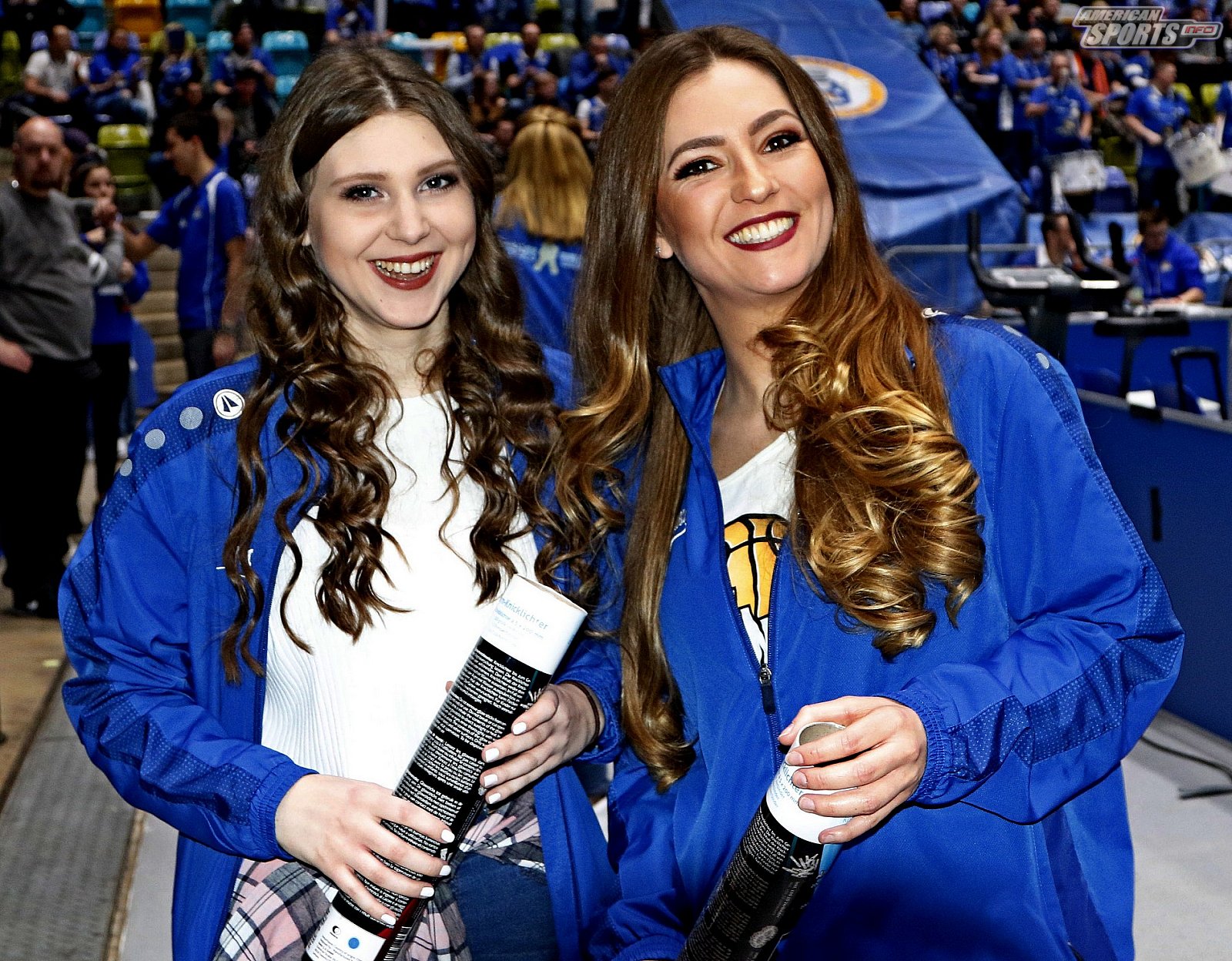 Das Frankfurt Skyliners Danceteam beim BBL Pokal Heimspiel gegen ALBA Berlin am 20.01.2019