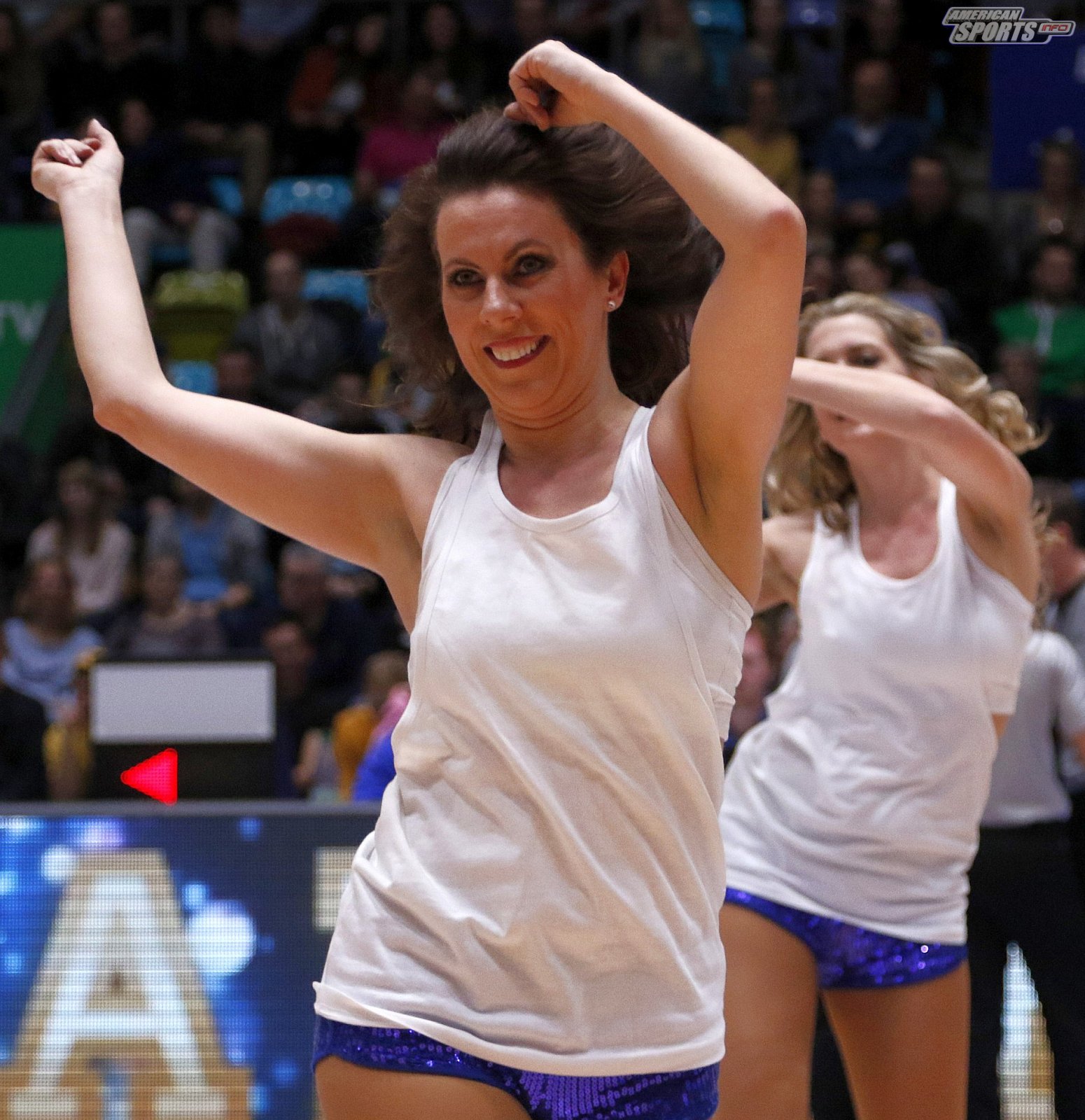 Das Frankfurt Skyliners Danceteam beim BBL Heimspiel gegen Alba Berlin am 03.03.2019