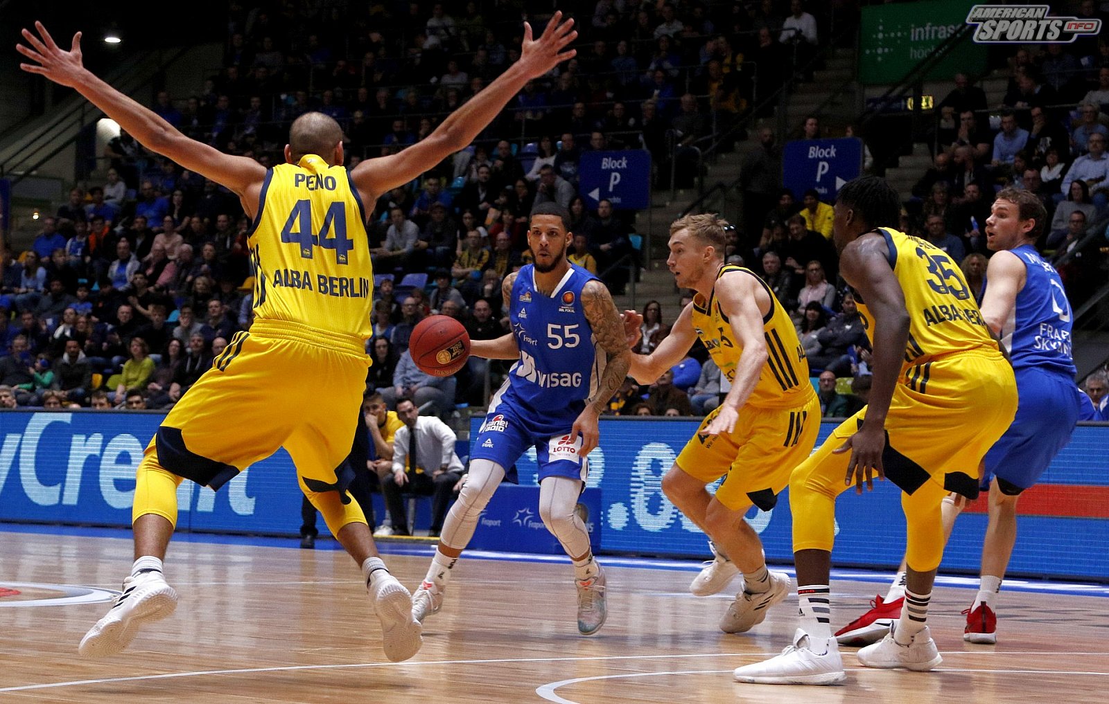BBL Pokal: Fraport Skyliners Frankfurt vs ALBA Berlin 70:102 20.01.2019
