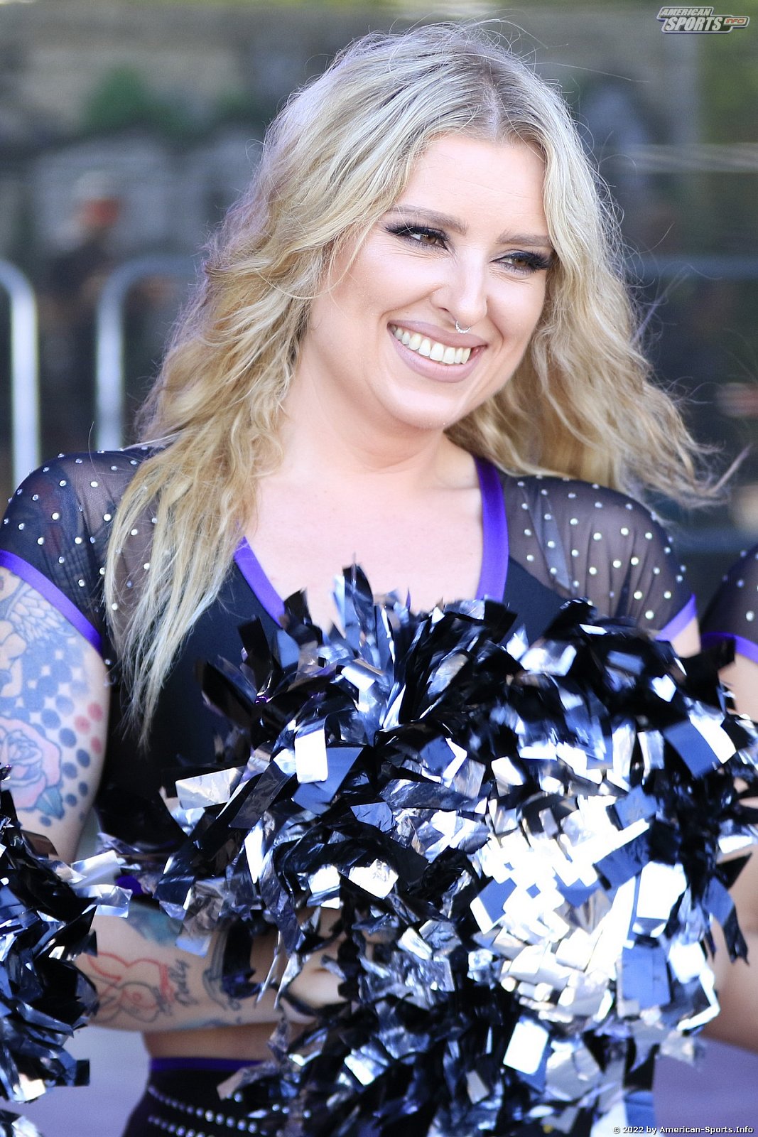 ELF: Die Frankfurt Galaxy Dancers und Loona beim Heimspiel gegen die Raiders Tirol am 28.08.2022