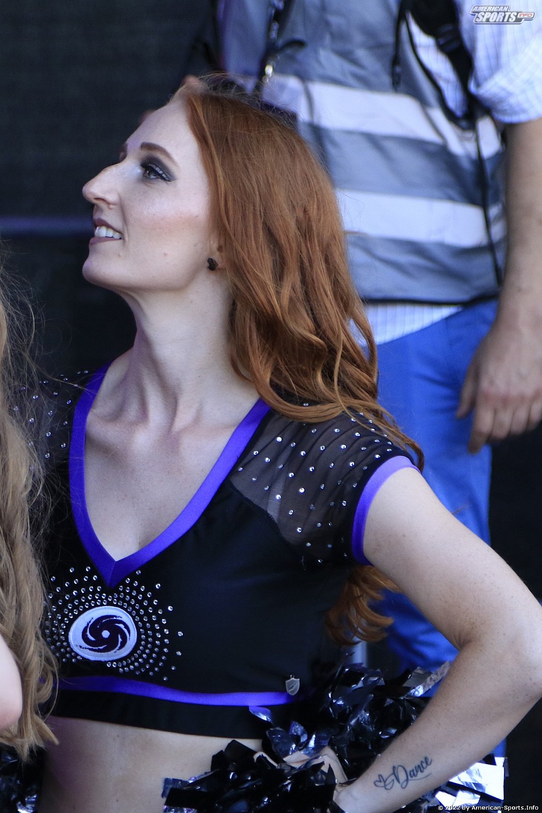 ELF: Die Frankfurt Galaxy Dancers und Loona beim Heimspiel gegen die Raiders Tirol am 28.08.2022